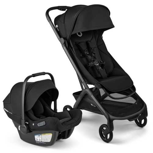 Bugaboo Butterfly 2 + Turtle Air Shield Travel System Bundle - Black / Heritage Black / Heritage Black / Black