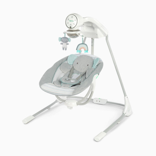 Ingenuity InLighten Soothing Baby Swing - Van The Elephant