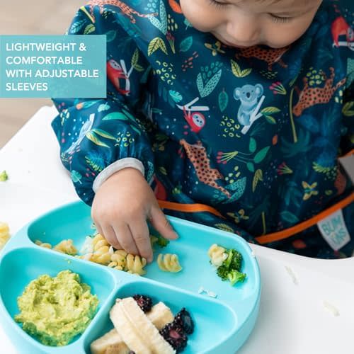 Bumkins Sleeved Bib, Jungle