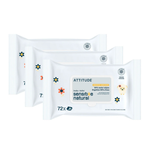 Natural Baby Wipes for Sensitive Skin I ATTITUDE
