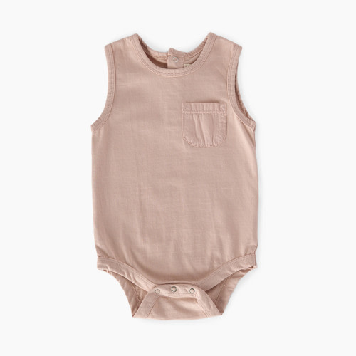 Pehr Tank One-Piece - Soft Peony, 0-3 M