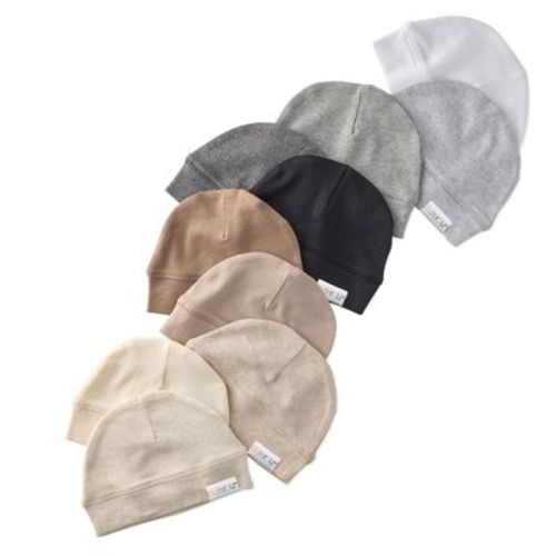 Butterblu CHARLIE 10-Pack Baby Hats Stone Natural Rainbow One Size
