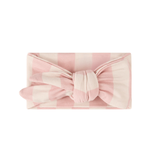 Baby Headband - Pink Musk Stripe