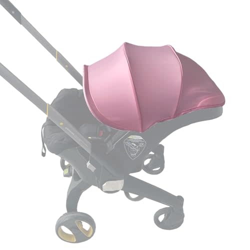 Colukii Stroller Accessories Replacement Canopy Compatible with Doona+ and Doona i Car Seats & Strollers, Larger Sunshade, Durable Fabric (Pink)