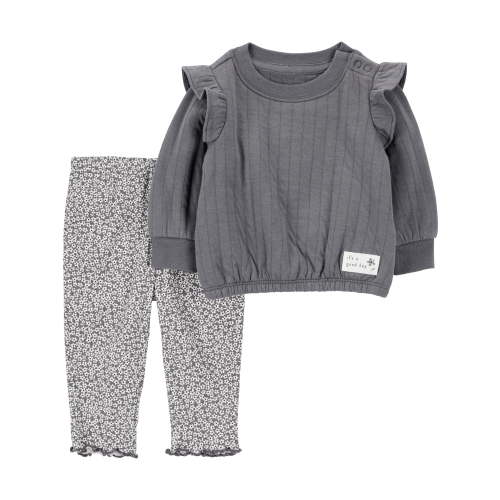 Carter's Child of Mine Baby Girl Outfit Set, 2-Piece, Sizes 0/3-24 Months