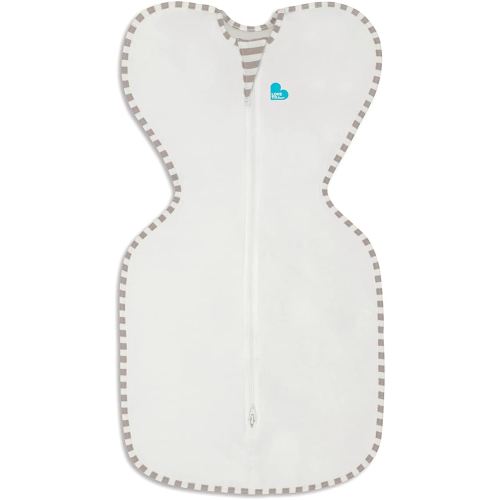 Love to Dream Swaddle UP, Organic Cotton, Baby Sleep Sack, Self-Soothing Swaddles for Newborns, Get Longer Sleep, Snug Fit Helps Calm Startle Reflex, Newborn Essentials for Baby, Cream