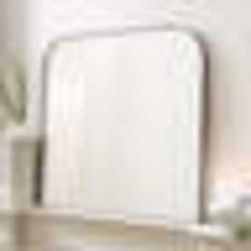 Wade Logan Bhargava Large Mantel Mirror Arched Rounded Corner Wall Mirror For Bathroom, Living Room & Reviews - Wayfair Canada