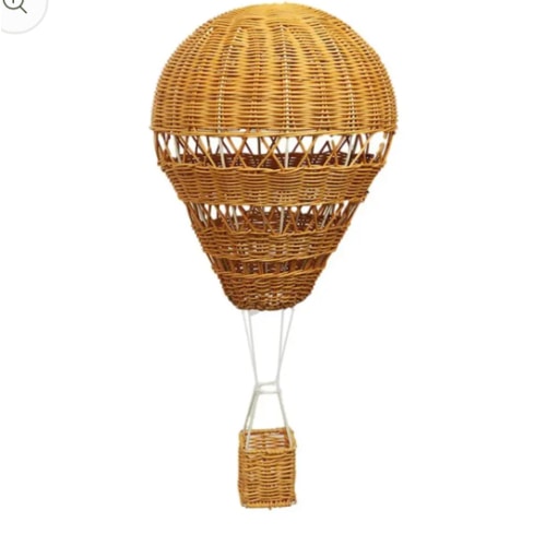 Rattan Hot Air Balloon Pendant Decor – BAJE HOME