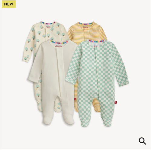 Magnetic 4-Pack Footie – Magnetic Me 6-9 mo