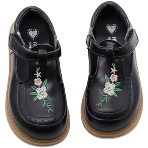 Girls Dress Shoes Toddler Mary Janes Shoes Little Girl School Uniform Oxford Shoes for Girl Flats