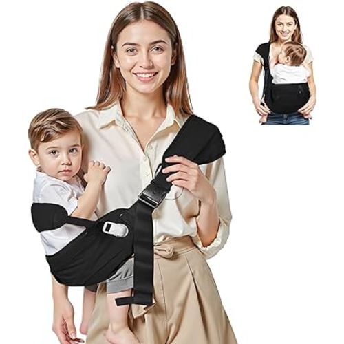 Baby Carrier Newborn to Toddler,Adjustable & Lightweight Baby Sling Carrier,Toddler Carrier 25-60 lbs,Ideal for Home,Shopping,and Travel