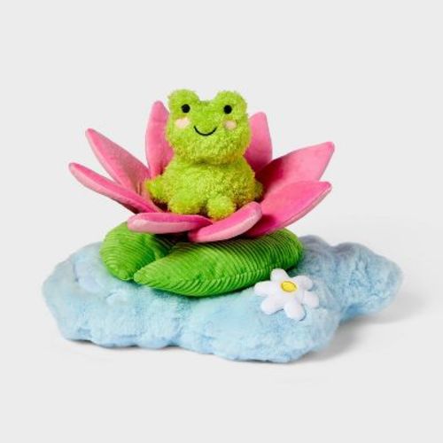11" Stackable Lily Stuffed Animal - Gigglescape™: Frog Character Plush, Polyester Material: Gigglescape Toys