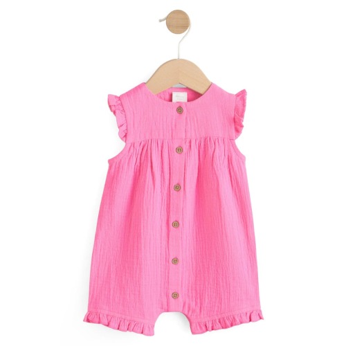 Frill Dungaree Romper