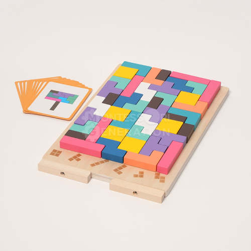 Montessori Brain Blocks - Educational Fun Toy