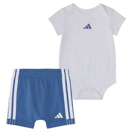 Baby Boy adidas 2-Piece Short Sleeve Bodysuit & French Terry Short Set