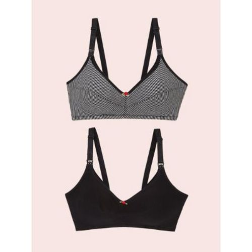 Leading Lady Women's Cotton Wireless Nursing Bra 2-Pack (4001)