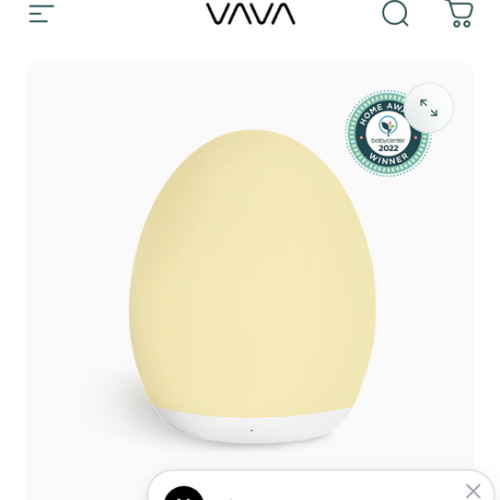 VAVA Baby Egg Night Light with Touch Control