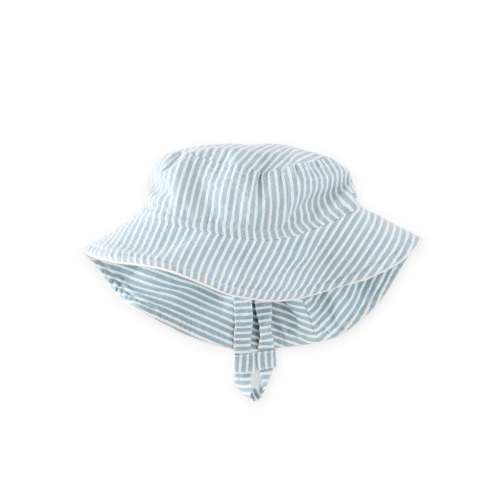 Seersucker Bucket Hat - Marine Blue – Pehr