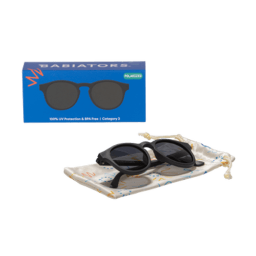 Jet Black Keyhole | Smoke Polarized Lens – Babiators Sunglasses
