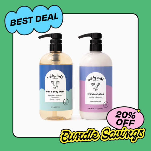 The Wash and Lotion Bundle | Tubby Todd Bath Co.