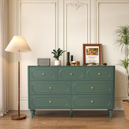 Charlton Home® 55.12'' W 7 - Drawer Dresser & Reviews | Wayfair