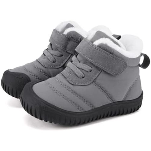 BMCiTYBM Toddler Baby Snow Boots Winter Shoes Boys Girls Cold Weather Baby Faux Fur Shoes