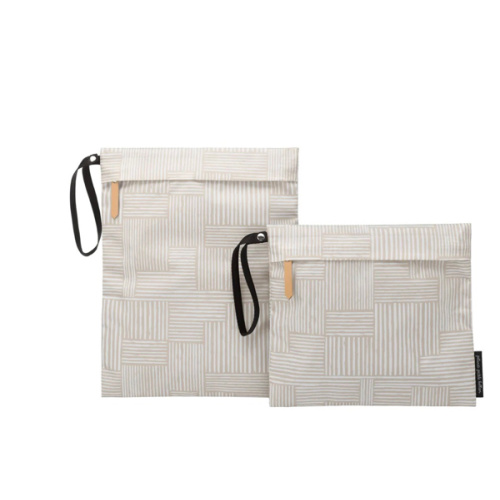 Wet Bag Duo in Checker Stitch