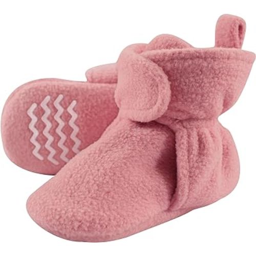Hudson Baby Unisex-Child Cozy Fleece Booties Slipper Sock