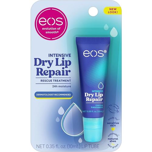 eos The Hero Lip Repair - Strawberry Extract, 24H Moisture, 0.35 fl oz