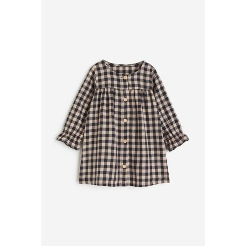 Long-sleeved Cotton Dress, Dark gray/checked, Kids | H&M USH&MH&MLong-sleeved Cotton Dress, Dark gray/checked, Kids | H&M USLong-sleeved Cotton Dress, Dark gray/checked, Kids | H&M USLong-sleeved Cotton Dress, Dark gray/checked