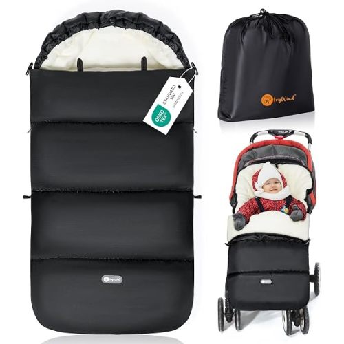 Universal Stroller Footmuff, Weather-Proof Baby Bunting Bag, Warm Blanket