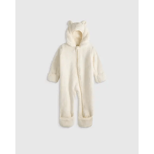 Recycled Sherpa Fleece Baby Bear Bunting - Baby