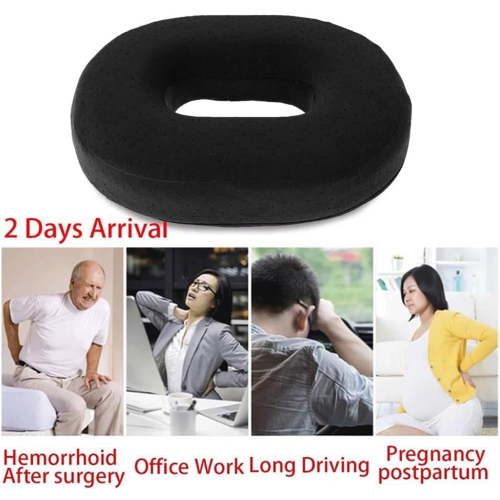 Donut Pillow for Tailbone Pain Bed Sore,Hemorrhoid Pillow Seat Cushion for Home Long Sitting Butt Pressure Relief Postpartum Post Surgery, Memory Foam Coccyx Cushions Doughnut Pillow
