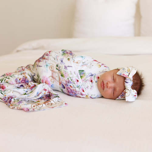 Katrina Swaddle Headband Set