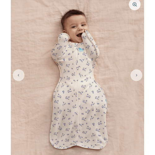 Swaddle Up™ 1.0 TOG Cotton Jacaranda Meadow