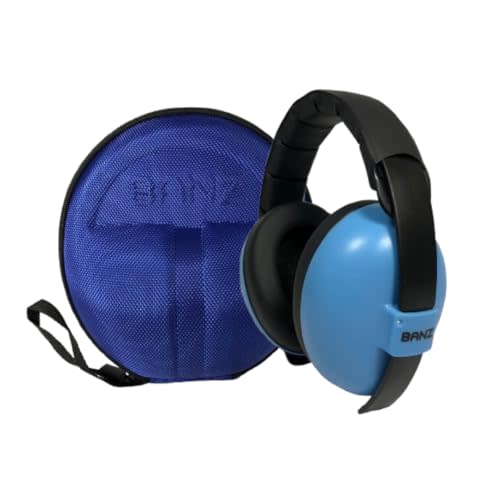 BANZ Baby Earmuffs Infant Hearing Protection – Ages 0-2+ Years–The Best Earmuffs for Babies & Toddlers–Industry Leading Noise Reduction Rating–Soft & Comfortable–Baby Ear Protection INCLUDES CASE