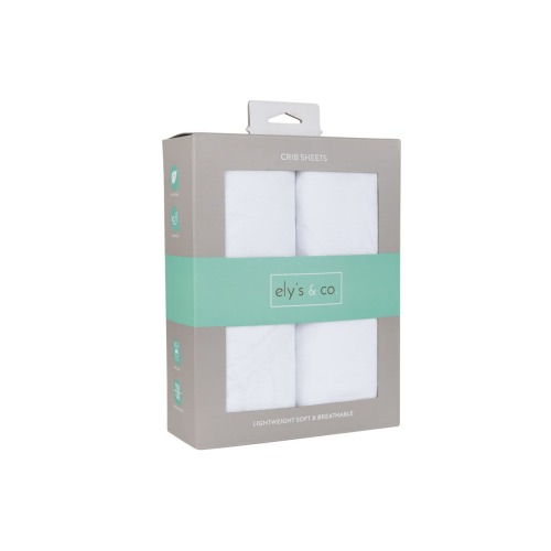 Baby Fitted Crib Sheet Set 2 Pack