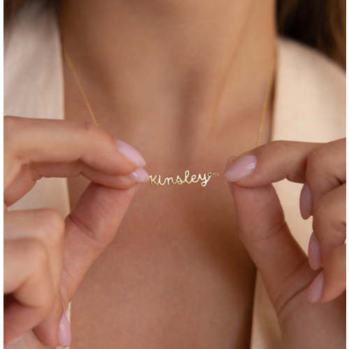 Tiny Dream Name Necklace