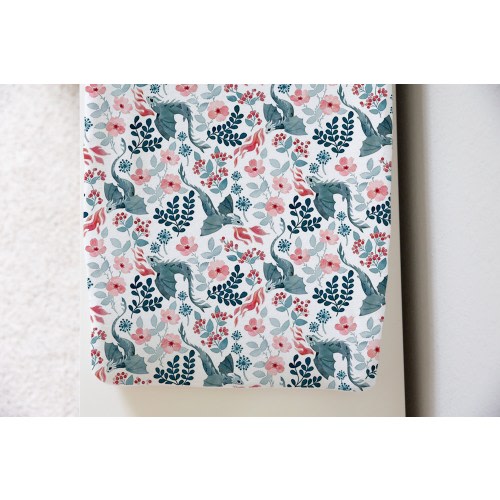 Nursery Bedding - Floral Dragons