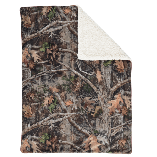Bass Pro Shops TrueTimber Camo Printed Sherpa-Lined Baby Blanket | Bass Pro Shops