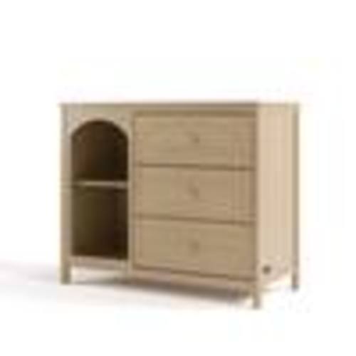 Graco Olivia Driftwood 3 Drawer 40 in. Wide Combo Dresser 03713-817