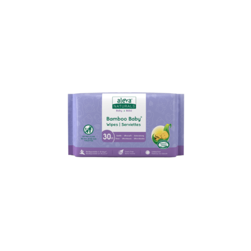 Aleva Naturals Bamboo Baby Wipes Travel Size