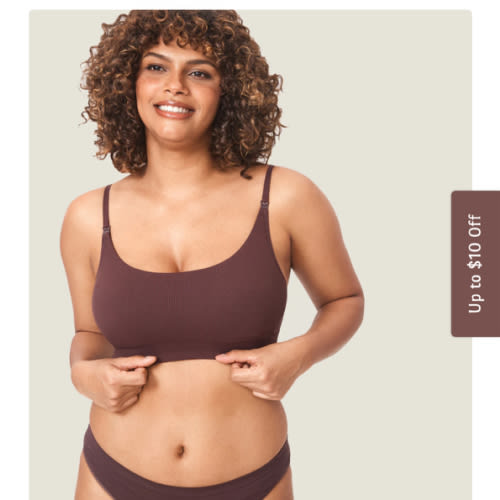 Ribbed Scoop Nursing Bralette