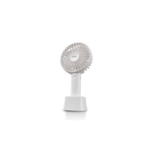 Goldair 10cm Rechargeable Personal Handheld Fan – White