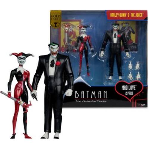 McFarlane Toys - DC Direct – Batman The Animated Series – Harley Quinn & The Joker (MAD LOVE)(GOLD - COLLECTIBLES - Multicolor