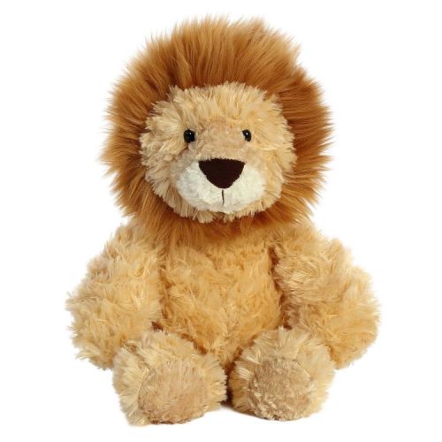 Aurora Medium Lion Tubbie Wubbies Snuggly Stuffed Animal Brown 12"