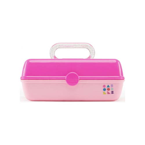 Caboodles Pretty In Petite Forever Fun Cosmetic Case, Pink Over Rose