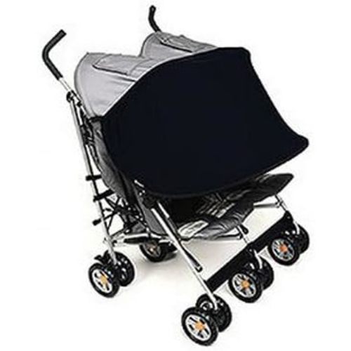 Manito Sun Shade for Twin Stroller (Black)