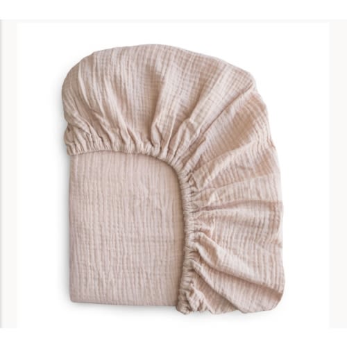 Mushie Extra Soft Muslin Crib Sheet – Babyletto