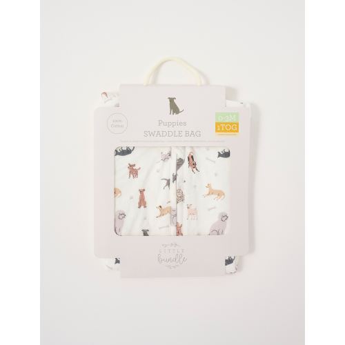 Little Bundle Swaddle 1T, Puppies, 0-3m